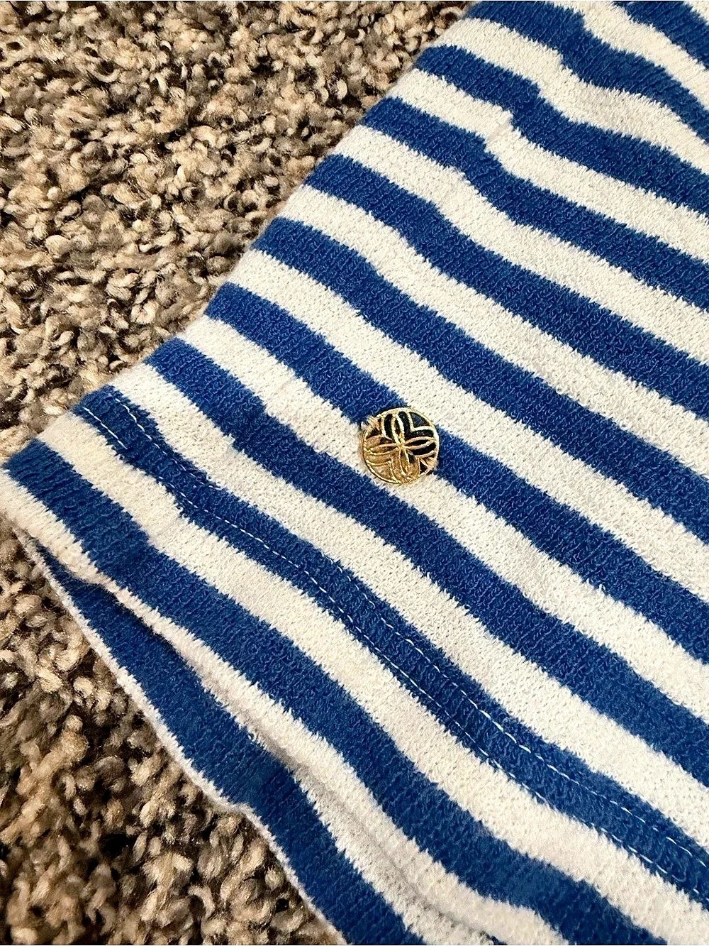 Lilly Pulitzer Striped Shorts Blue & White